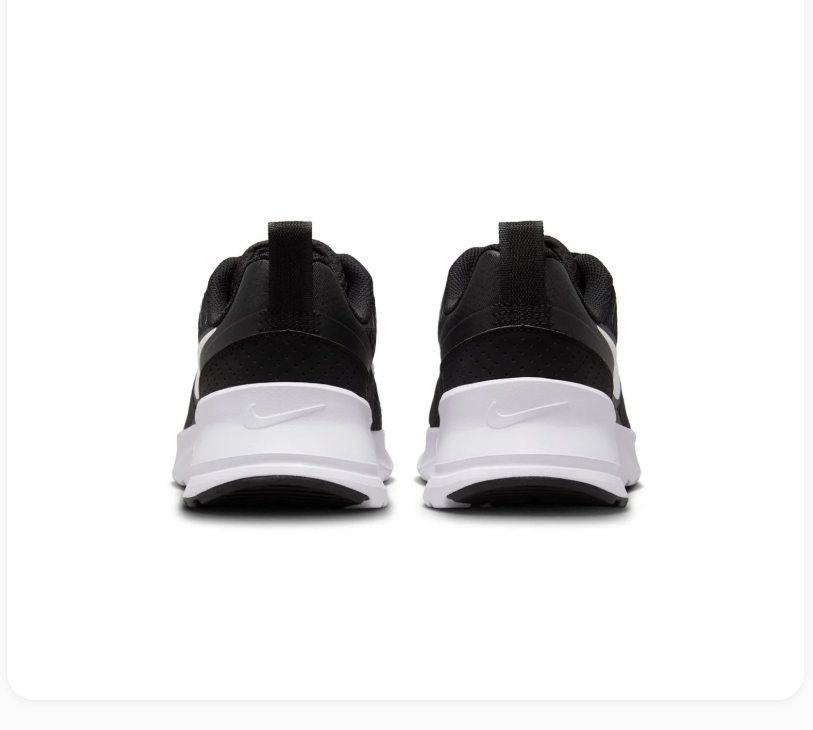 Nike Air Max Black and White Low-Top Sneakers
