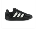 Adidas Black and White Low-Top Sneakers with Black Sole