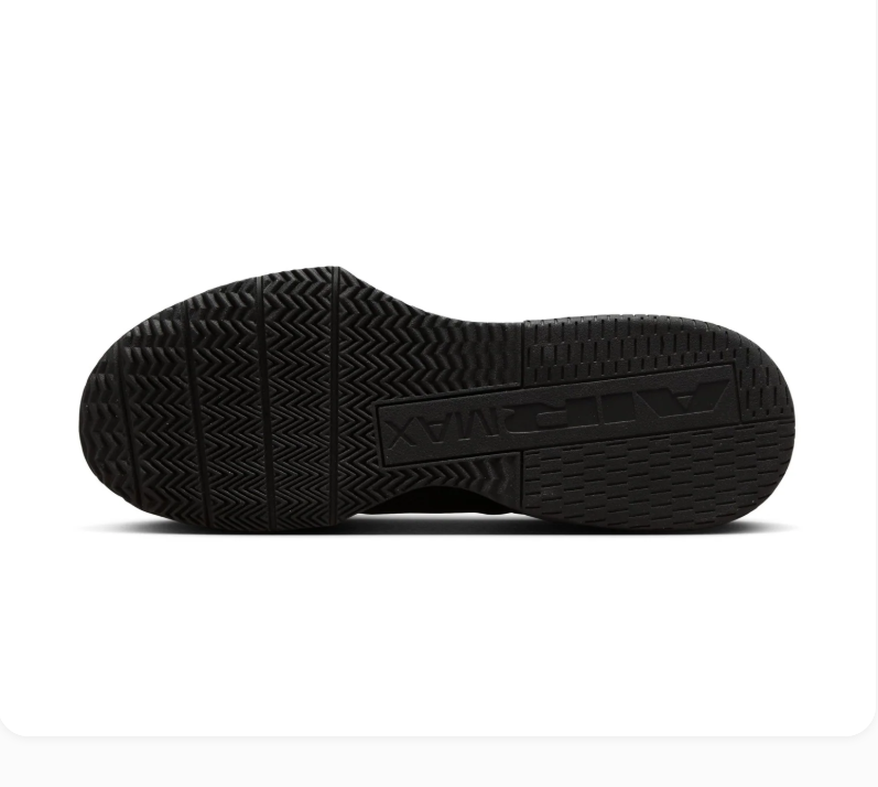 Nike Air Max Black Mesh Sneakers with Outlined Swoosh