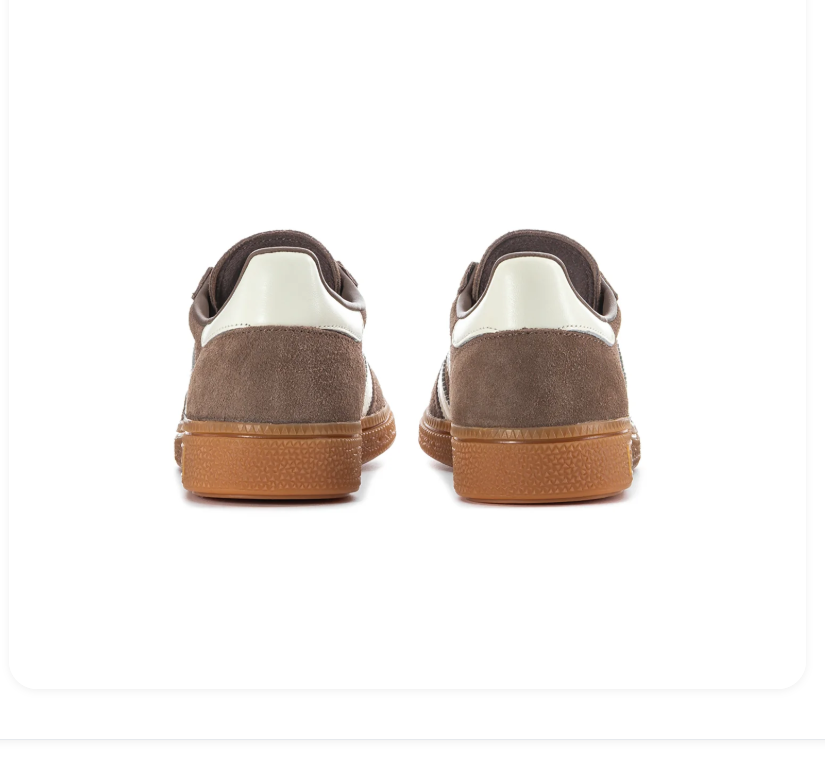 Adidas Spezial Brown and Cream Sneakers with Gum Outsole