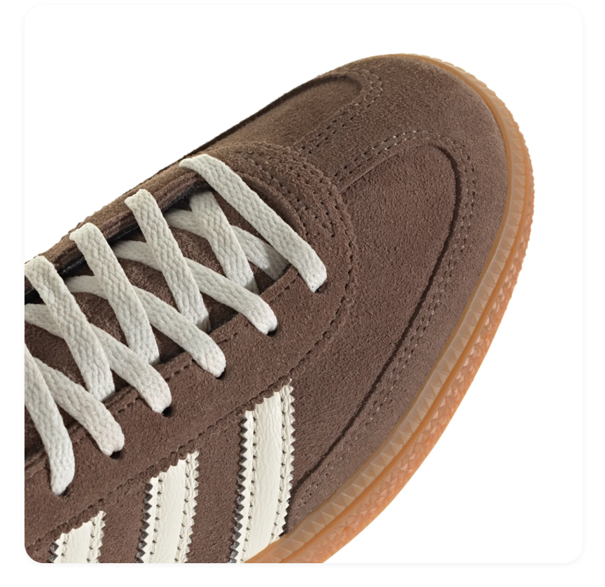 Adidas Spezial Brown and Cream Sneakers with Gum Outsole