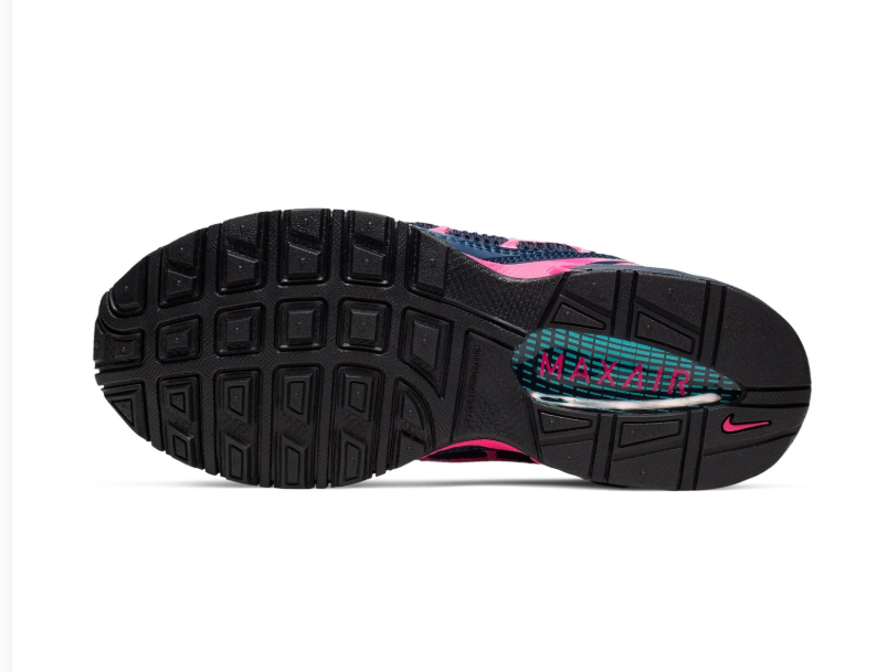 Nike Air Max Torch 4 Navy Sneakers with Turquoise and Pink Accents