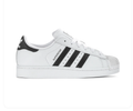 Adidas Superstar White and Black Shell-Toe Sneakers