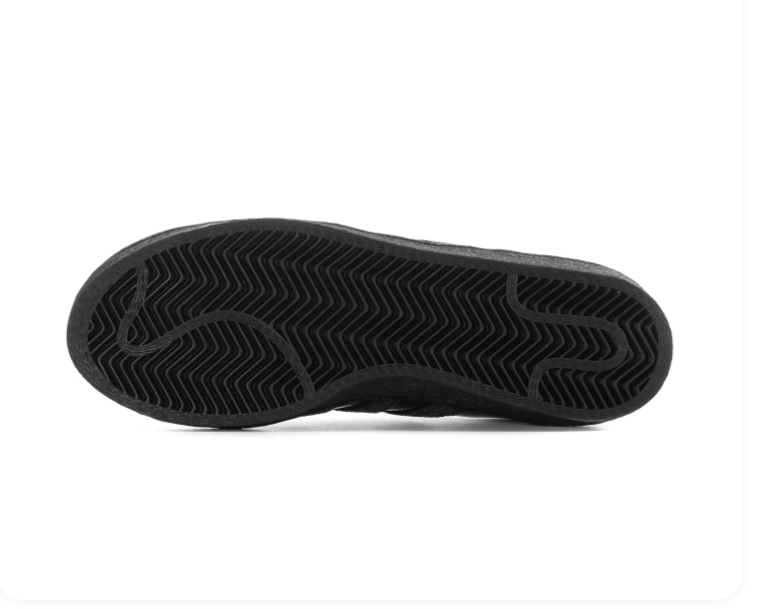 Adidas Black Glossy Sneakers with Orange Lining and Flame-Pattern Tongue