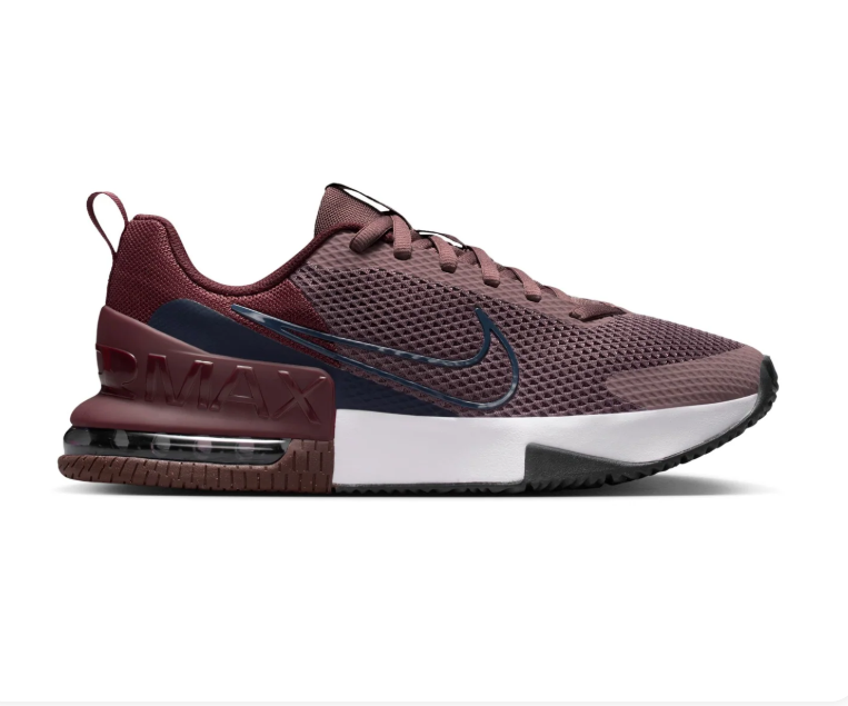 Nike Air Max Burgundy Mesh Sneakers with White Midsole