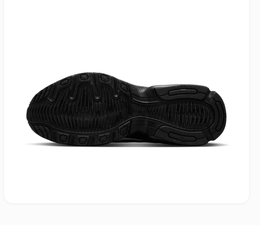 Nike Air Max Black Sneakers with White Swoosh Accents