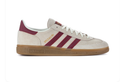 Adidas Handball Spezial Cream and Burgundy Sneakers with Gum Sole