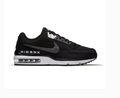 Nike Air Max Black Sneakers with Grey Swoosh and White Midsole
