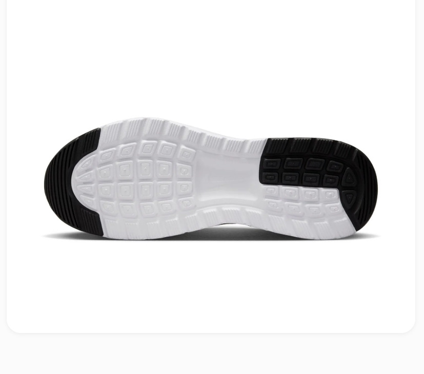 Nike Air Max Black and White Low-Top Sneakers