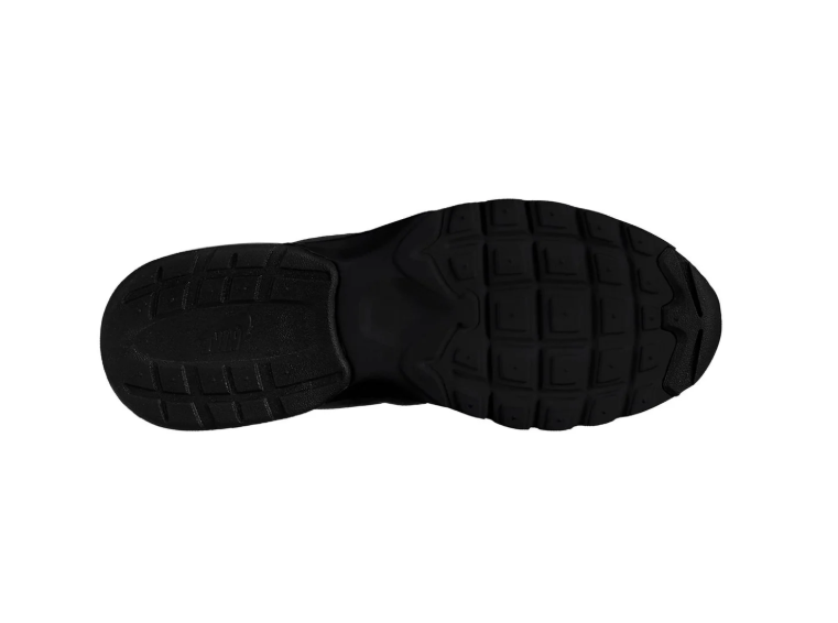 Nike Air Max Black Mesh Sneakers with White Swoosh