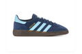 Adidas Handball Spezial Navy and Light Blue Sneakers with Brown Sole