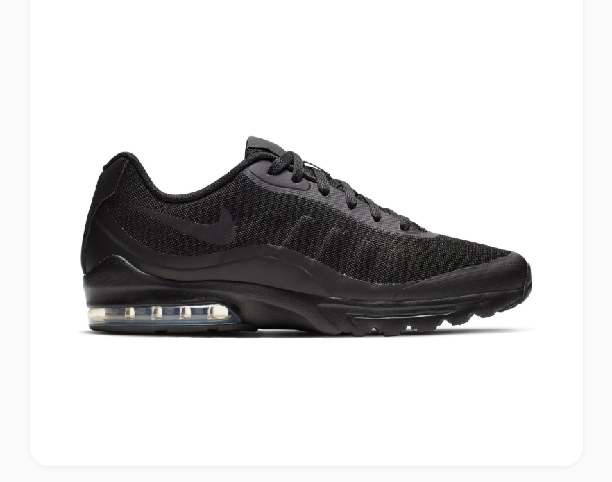 Nike Air Max All-Black Mesh Low-Top Sneakers