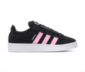 Adidas Campus Black and Pink Sneakers with White Sole