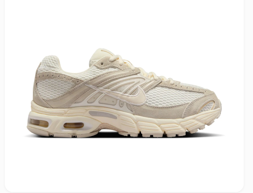 Nike Air Max Cream and Beige Mesh Sneakers