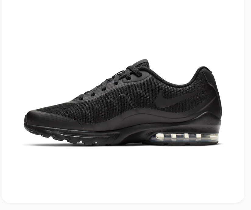 Nike Air Max All-Black Mesh Low-Top Sneakers