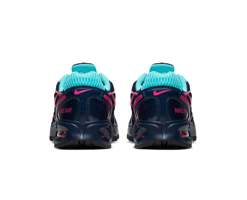 Nike Air Max Torch 4 Navy Sneakers with Turquoise and Pink Accents