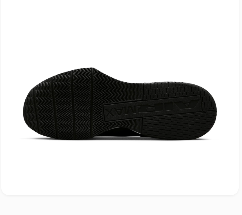 Nike Air Max Black Mesh Sneakers with White Swoosh Details