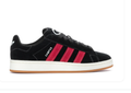 Adidas Campus Black and Pink Sneakers with Cream Midsole and Gum Outsole