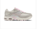 Nike Air Max Cream and Light Grey Sneakers with Pink Accents