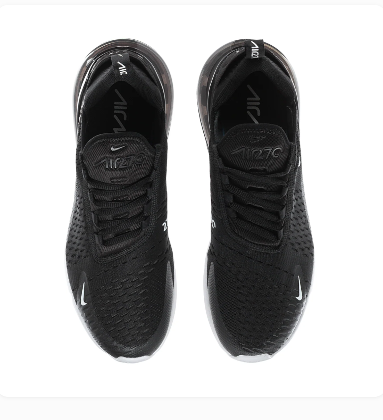 Nike Air Max 270 Black and White Sneakers