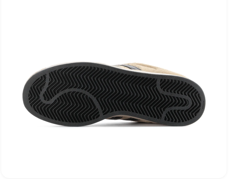 Adidas Superstar Beige and Black Shell-Toe Sneakers