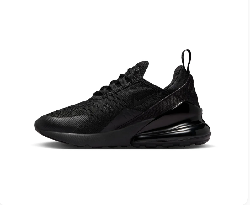 Nike Air Max 270 All-Black Mesh Sneakers