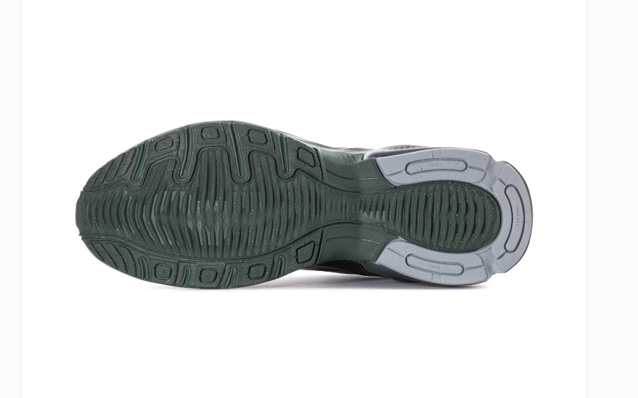 Nike Air Max Dark Green and Black Sneakers with Silver Swoosh