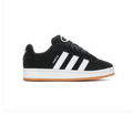 Adidas Campus Black and White Sneakers with Gum Outsole