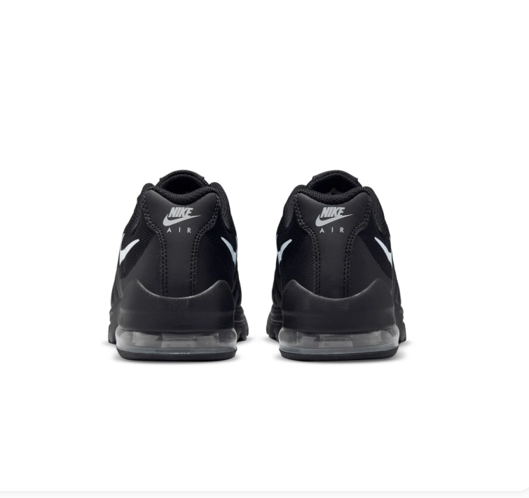 Nike Air Max Black Mesh Sneakers with White Swoosh