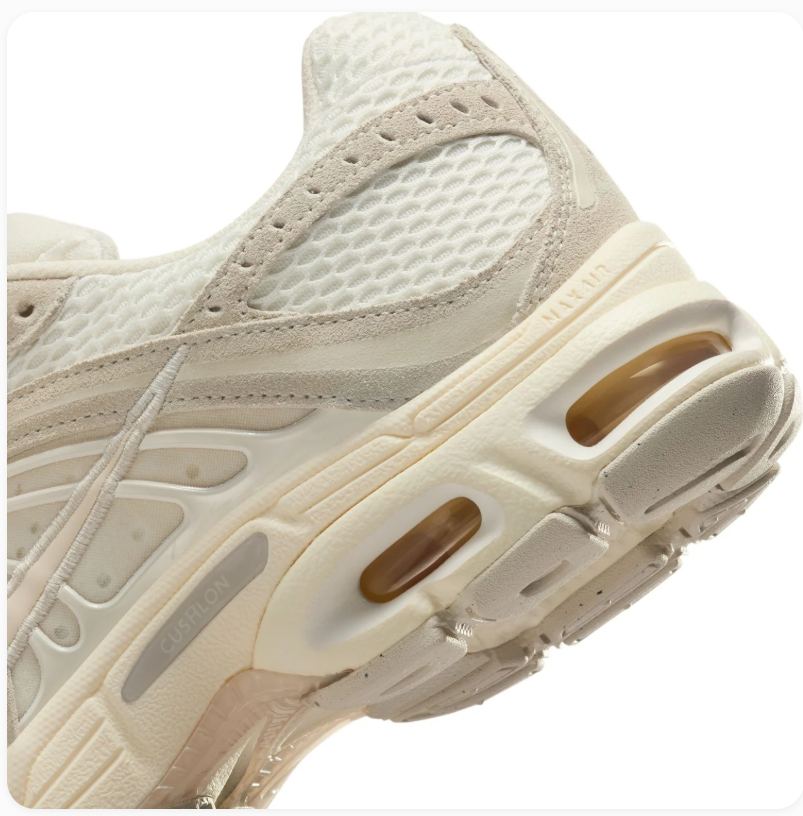 Nike Air Max Cream and Beige Mesh Sneakers