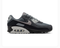 Nike Air Max 90 Charcoal and Black Sneakers with Grey Accents