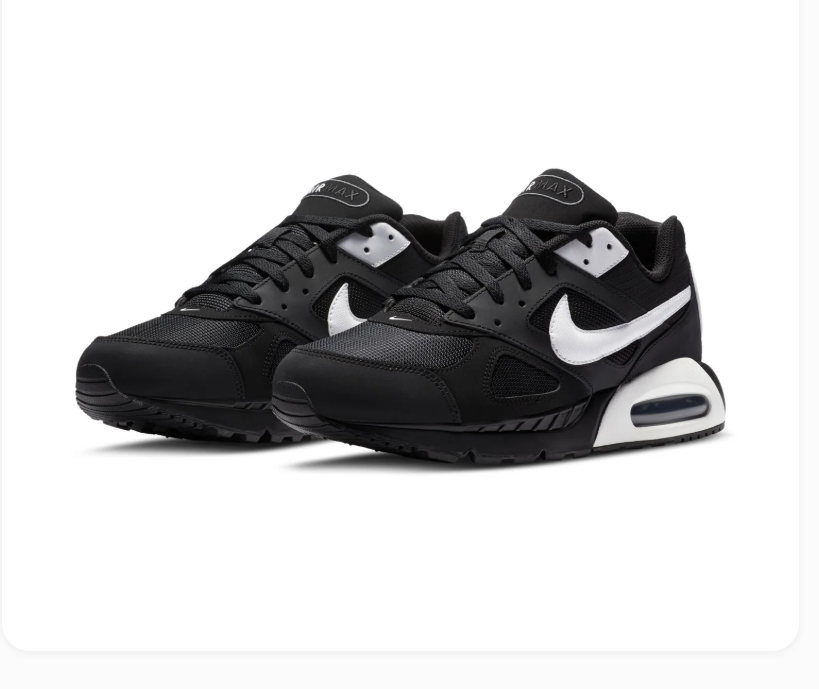 Nike Air Max Black and White Sneakers