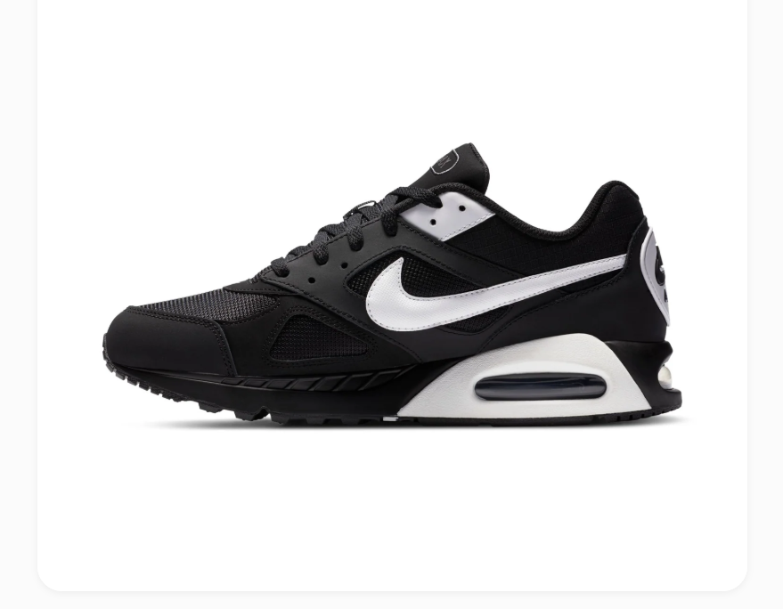 Nike Air Max Black and White Sneakers