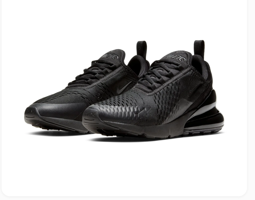 Nike Air Max 270 All-Black Sneakers