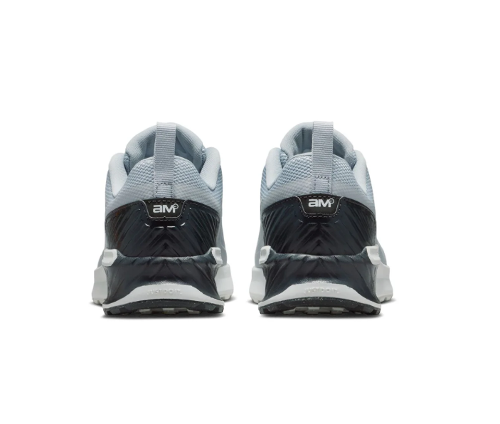 Nike Air Max Light Grey Mesh Sneakers with Black Heel