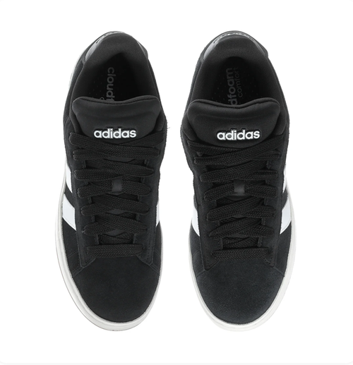 Adidas Black and White Sneakers with Cream Midsole and Gum Outsole