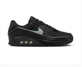 Nike Air Max 90 Black Sneakers with Grey Swoosh